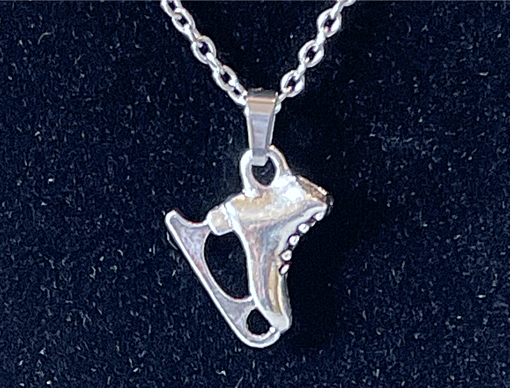 Edelstahlkette mit Schlittschuh-Anhänger 2