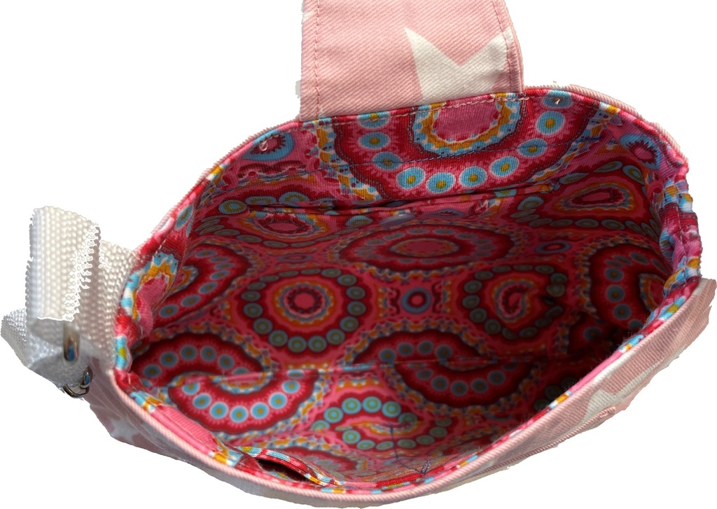 Schultertasche "White Stars" 2