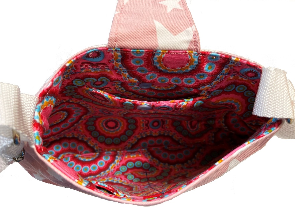 Schultertasche "White Stars" 3