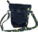 Schultertasche im Jeans-Look